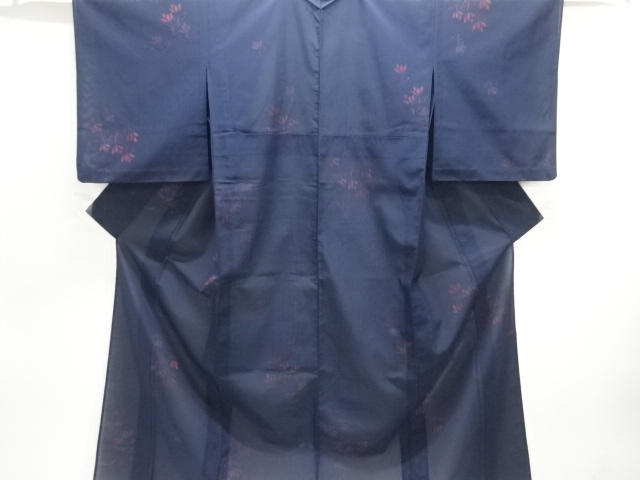 大正ロマン　紗花模様織り出し着物